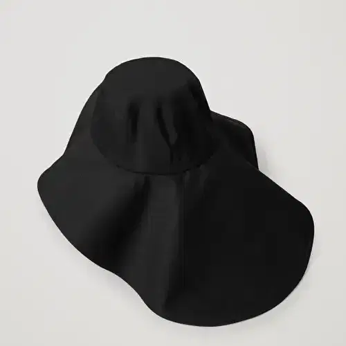 cos sun hat black