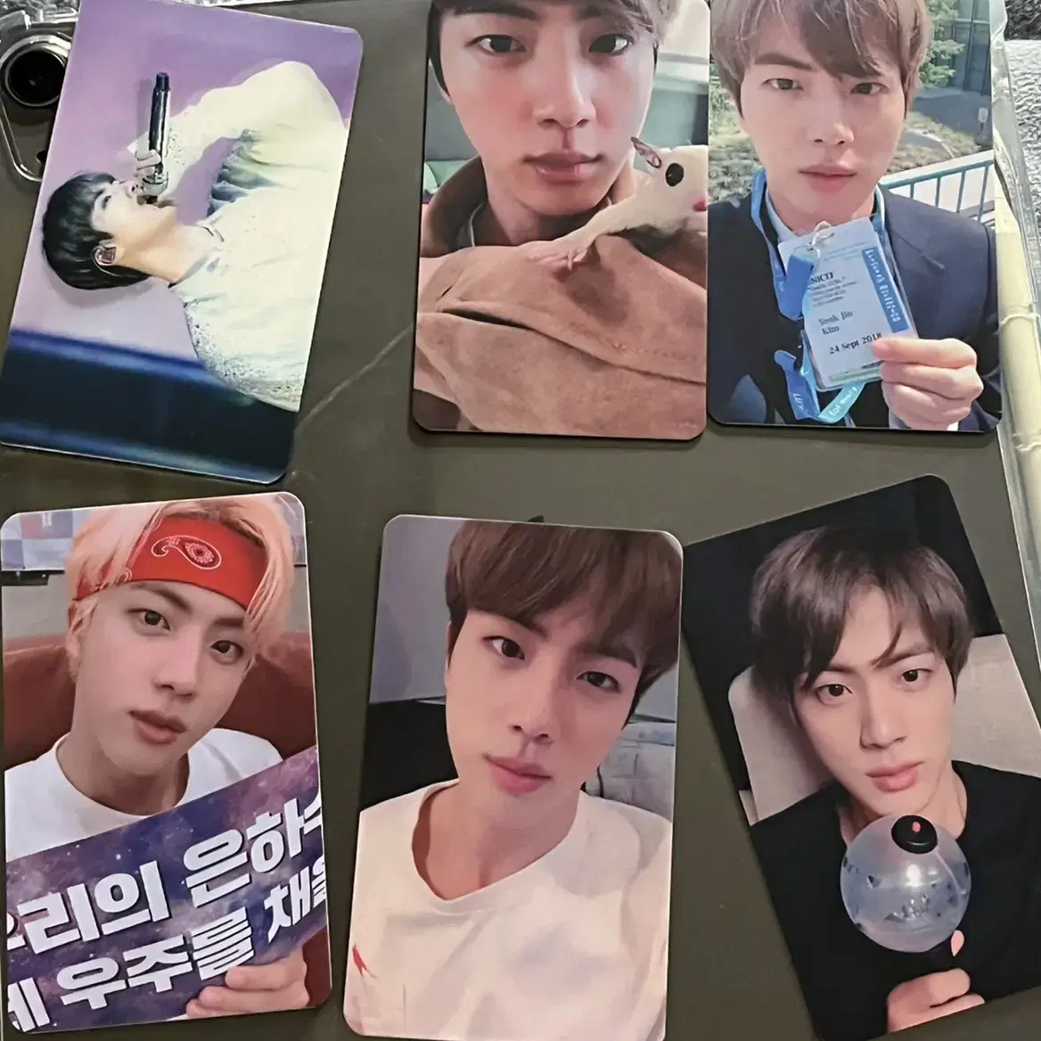 bts 방탄 진 석진 포카