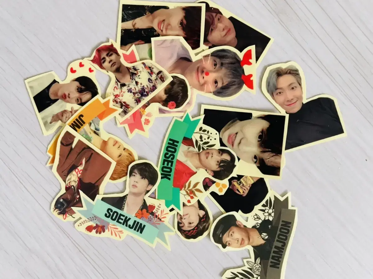 Bangtan fragment sticker DIY sticker Fan art sticker