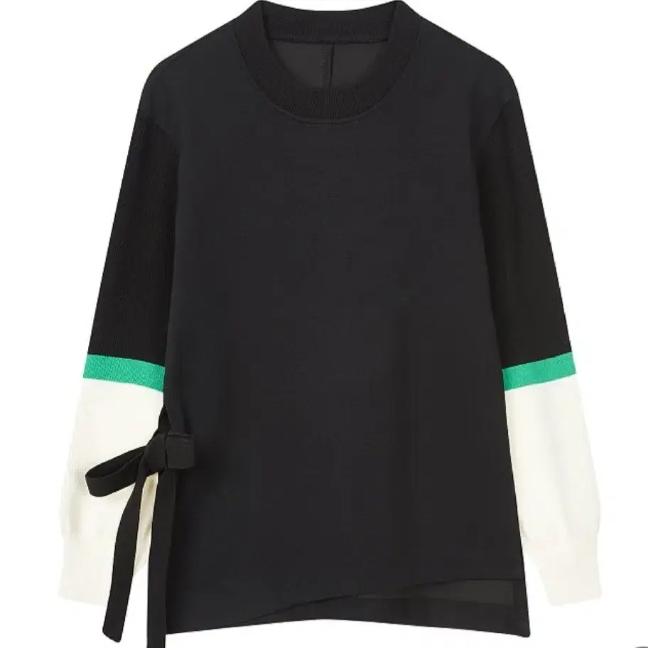 [VOV] Color block sleeve T-shirt