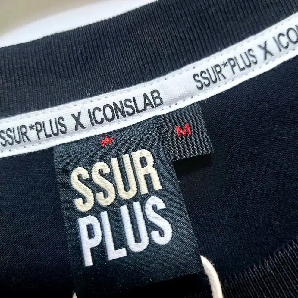 새제품/SSUR PLUS X ICONSLAB반팔티95-100/희귀템/일싼