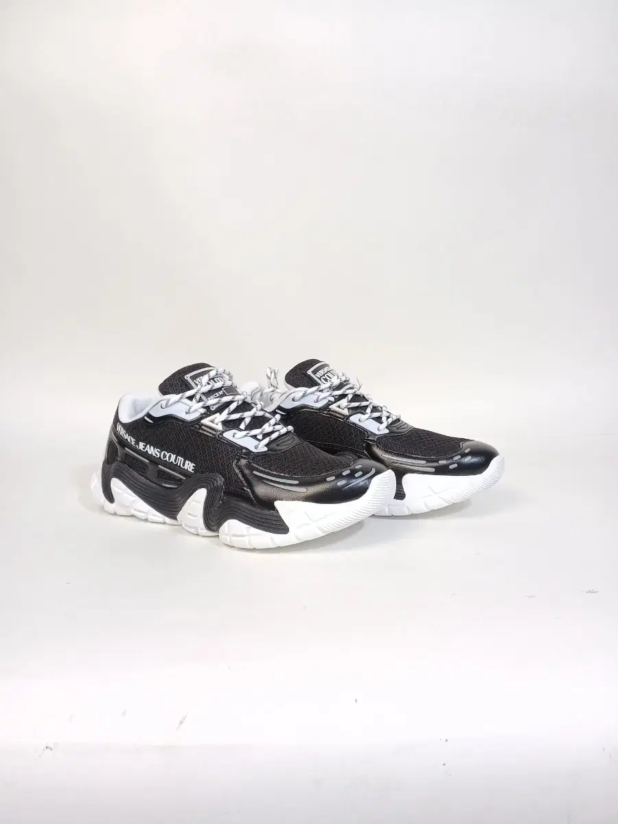 Versace B&W Aerodynamic Men's Sneakers