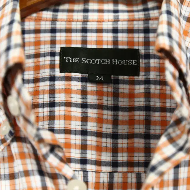 수입 THE SCOTCH HOUSE 남성 긴팔 체크 셔츠 (M)