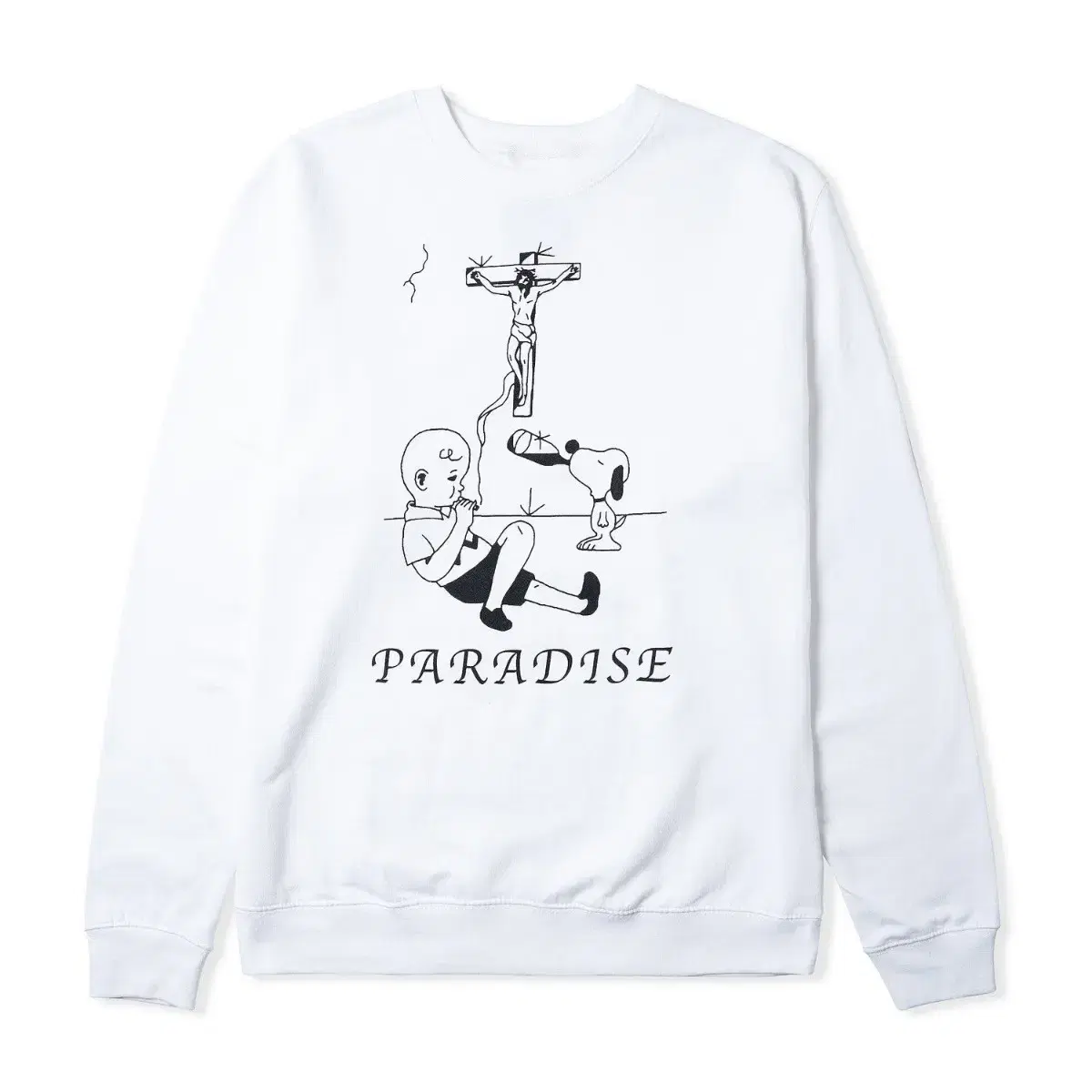 시토키닌 [L] Paradise nyc Bad Boys Crew neck