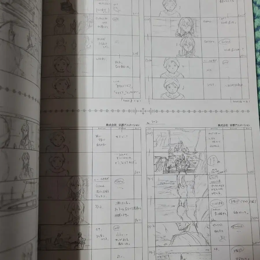 바이올렛 에버가든 극장판 STORYBOARD 팝니다