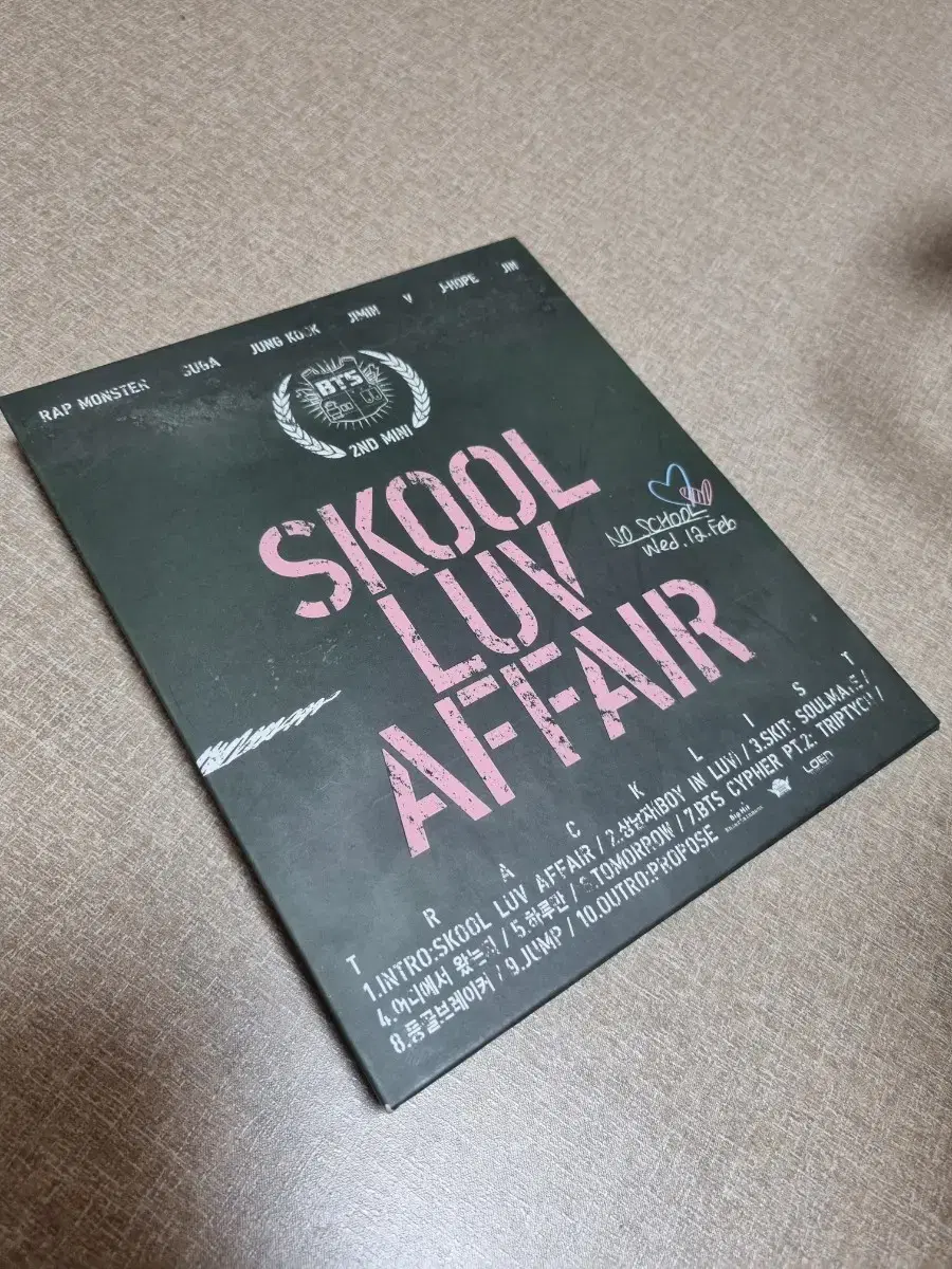 BTS's Schoolyard Affair album