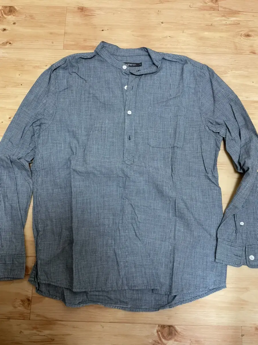 Henten.SS Men's Shirt.L.Dark Green