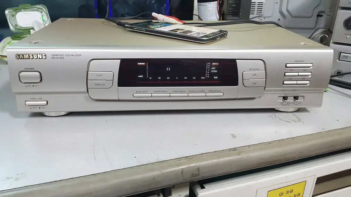 1998 중고 삼성 RS-910Q 이퀄라이저