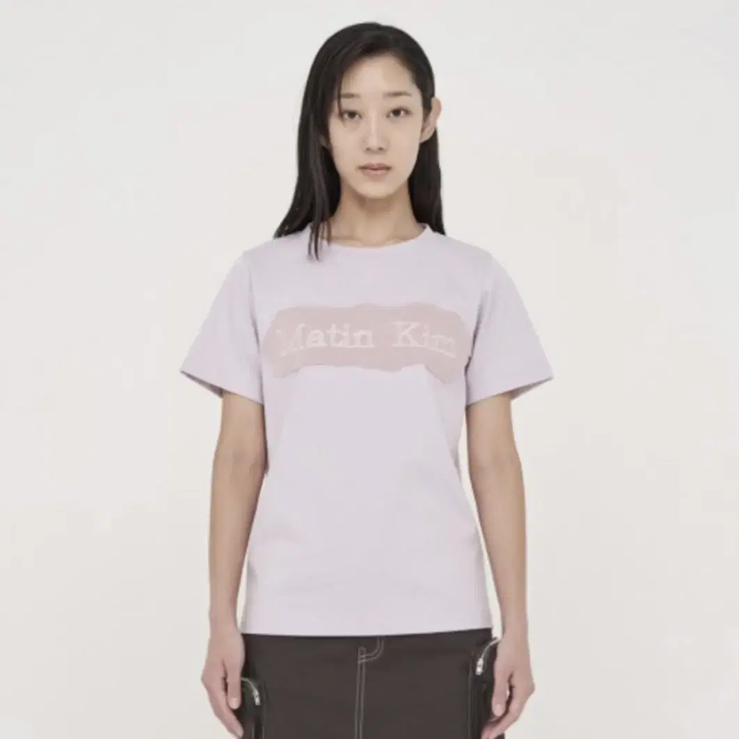 삽니다) 마뗑킴 LOGO PATCHED T-SHIRTS IN PINK