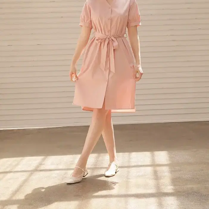 YUPPE v cotton onepiece_pink 사이즈 Free