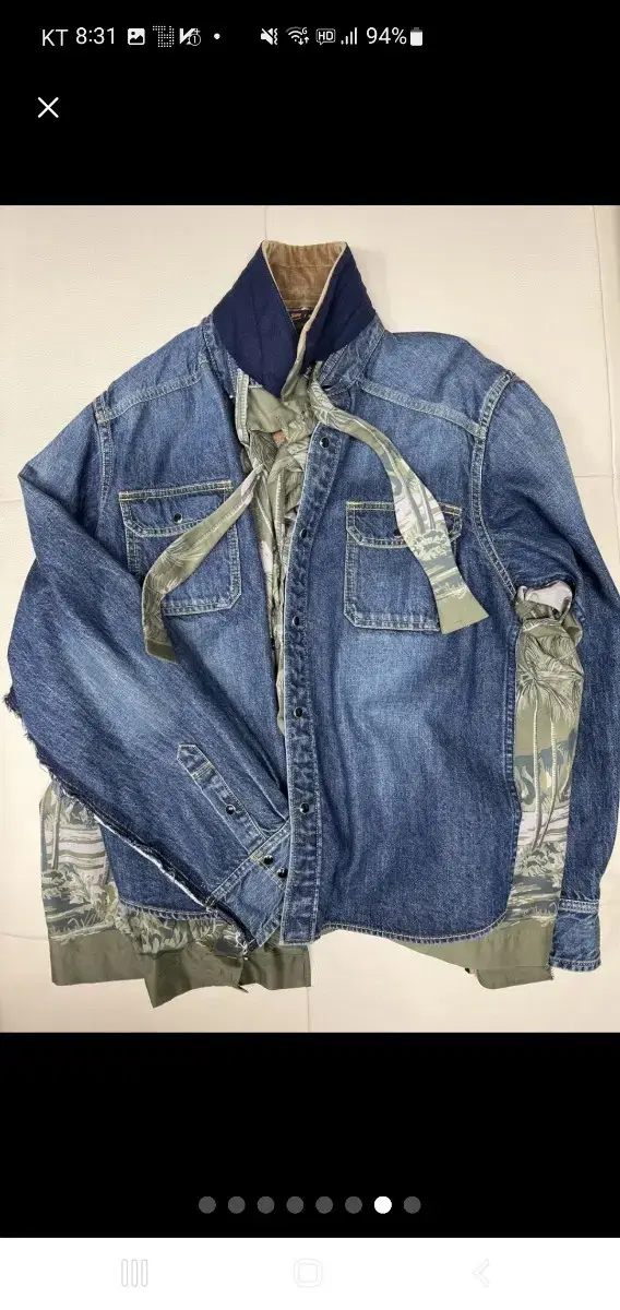 Sakai Double-layered Denim Jacket