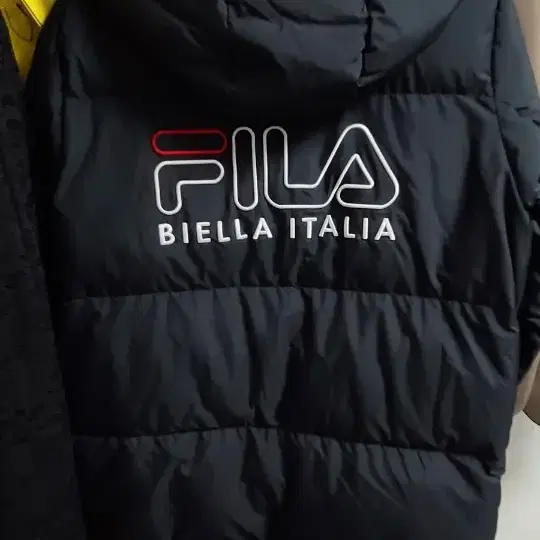 휠라 롱패딩s / fila 패딩 /블랙 