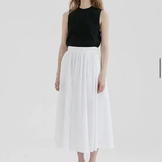 커렌트 current SHIRRING LONG SKIRT s