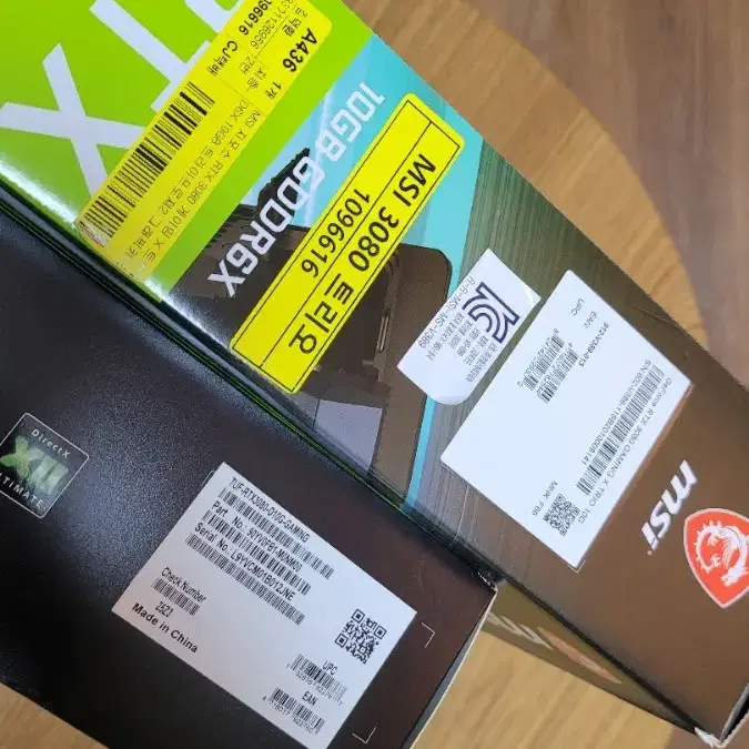 rtx3080 non lhr 팝니다. 2개