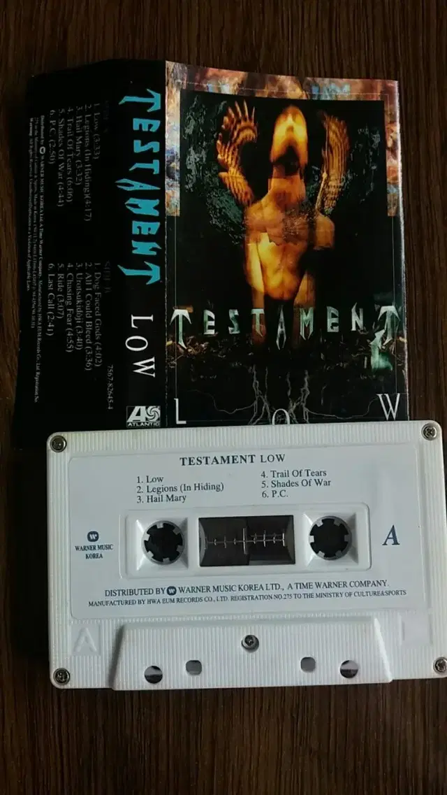 Testament 테스터먼트 카세트테이프