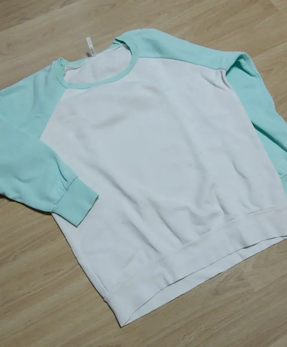 Mint Brushed Long Sleeve Tee