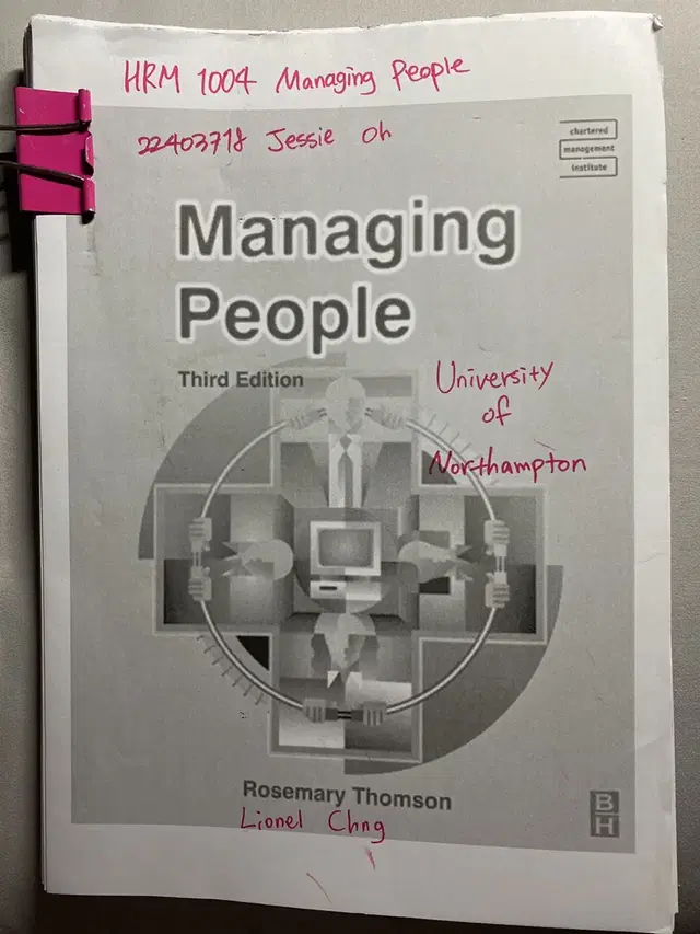 Managing People Rosemary Thomson  프린트