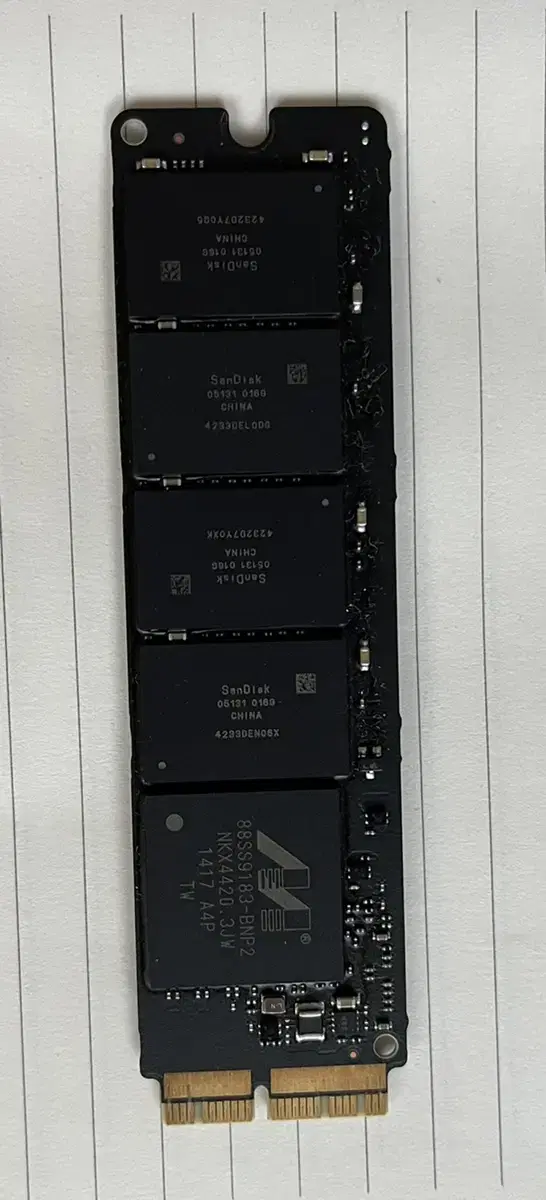 애플 정품 SSD 128GB 판매합니다. 