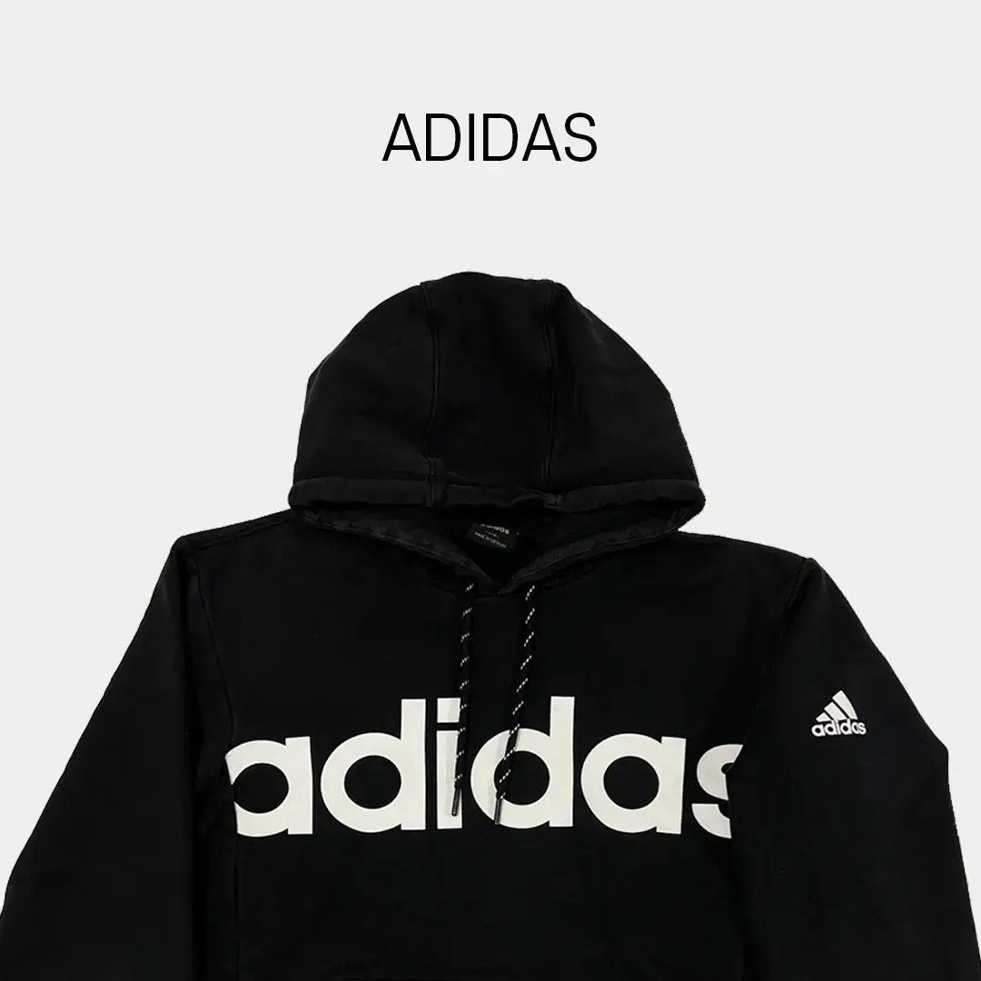 adidas Sport Spellout Big Logo Brushed Hoodie BM932