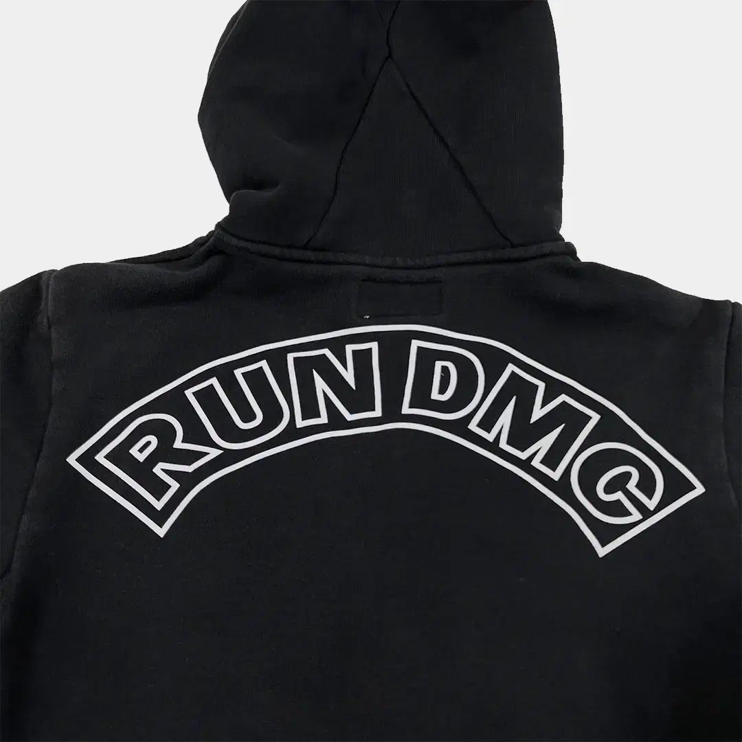 아디다스 RUNDMC 스펠아웃 빅로고 후드집업 BM935