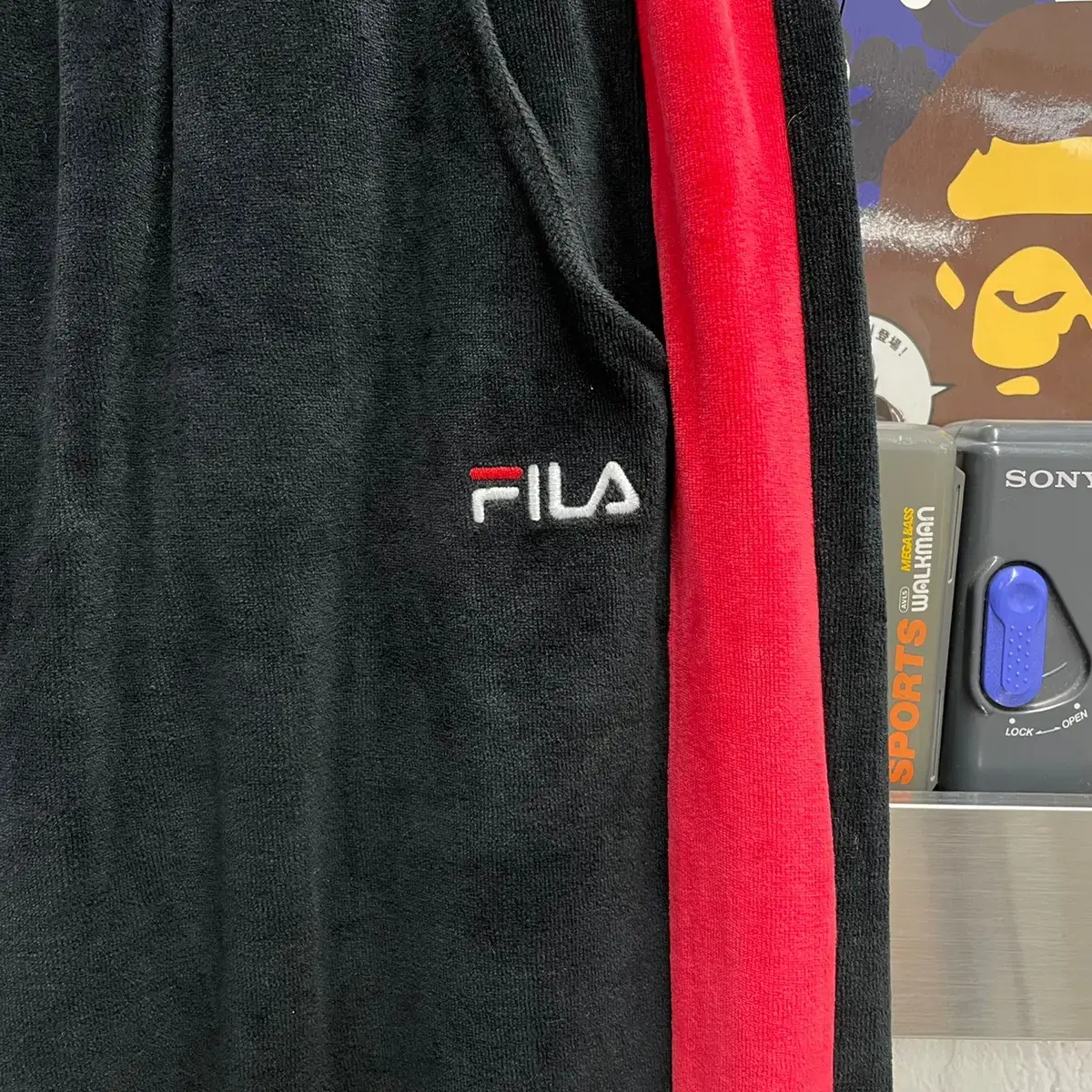 fila velour pants 휠라 