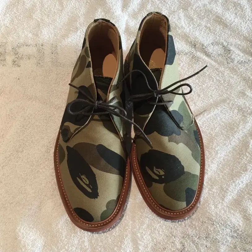 베이프 A Bathing Ape x Mark McNairy 카모 부츠