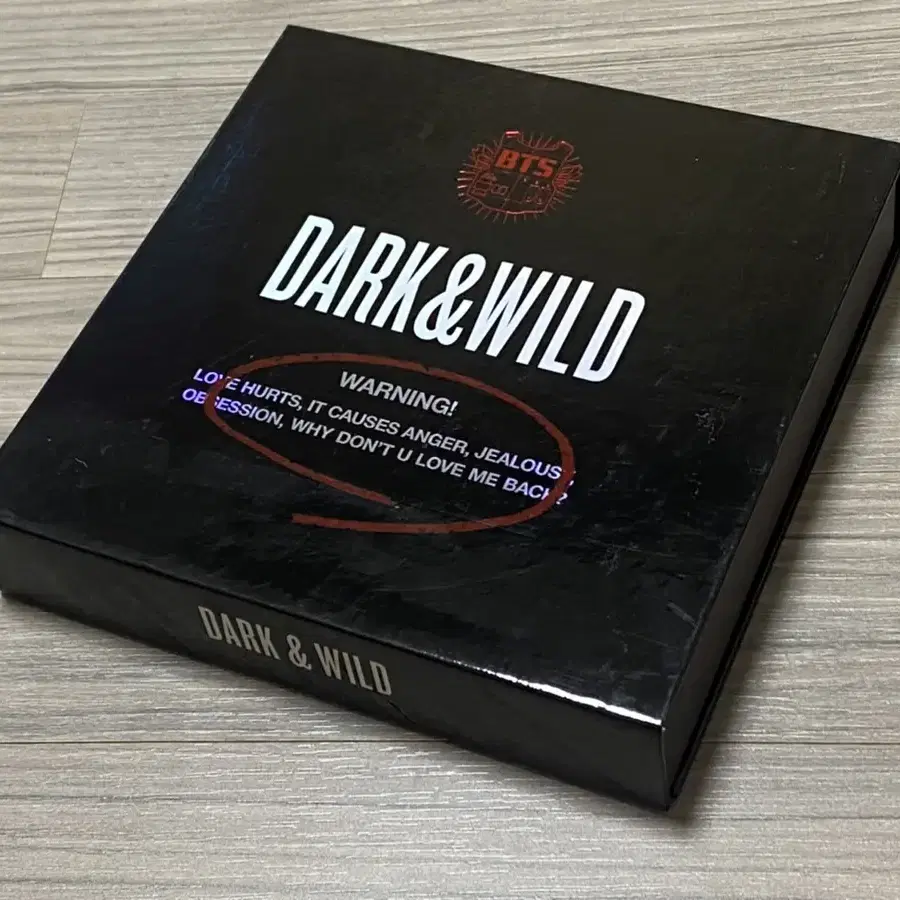 BTS 방탄소년단 dark&wild 닼앤와 앨범