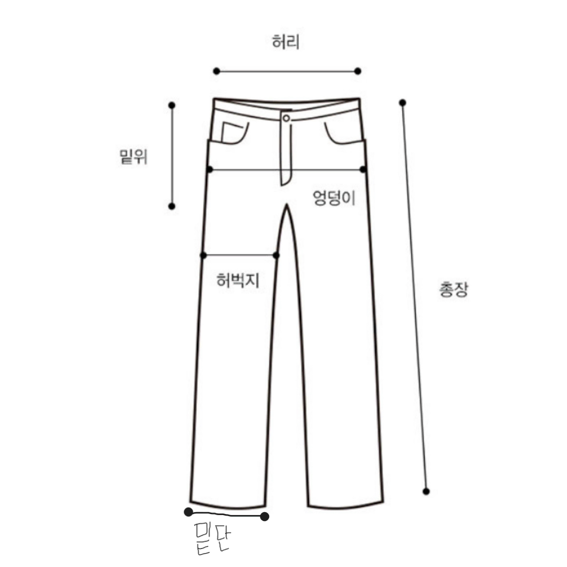 디스커버리 바지(28)-남녀공용