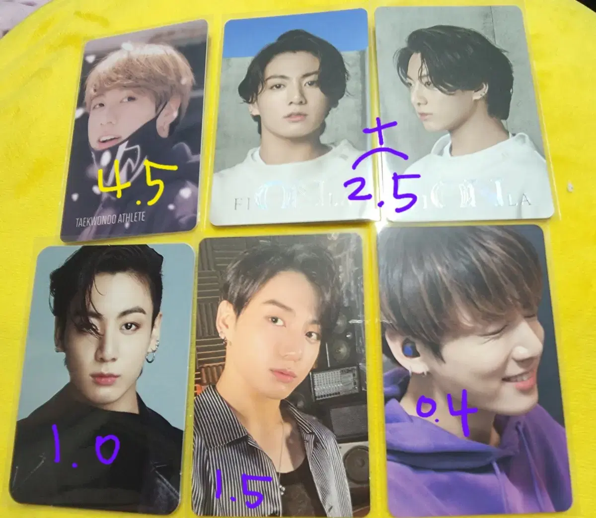 bangtan jungkook photocard wts