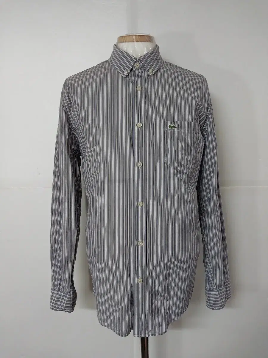 100) Lacoste Regular Fit Striped Southern Shirt