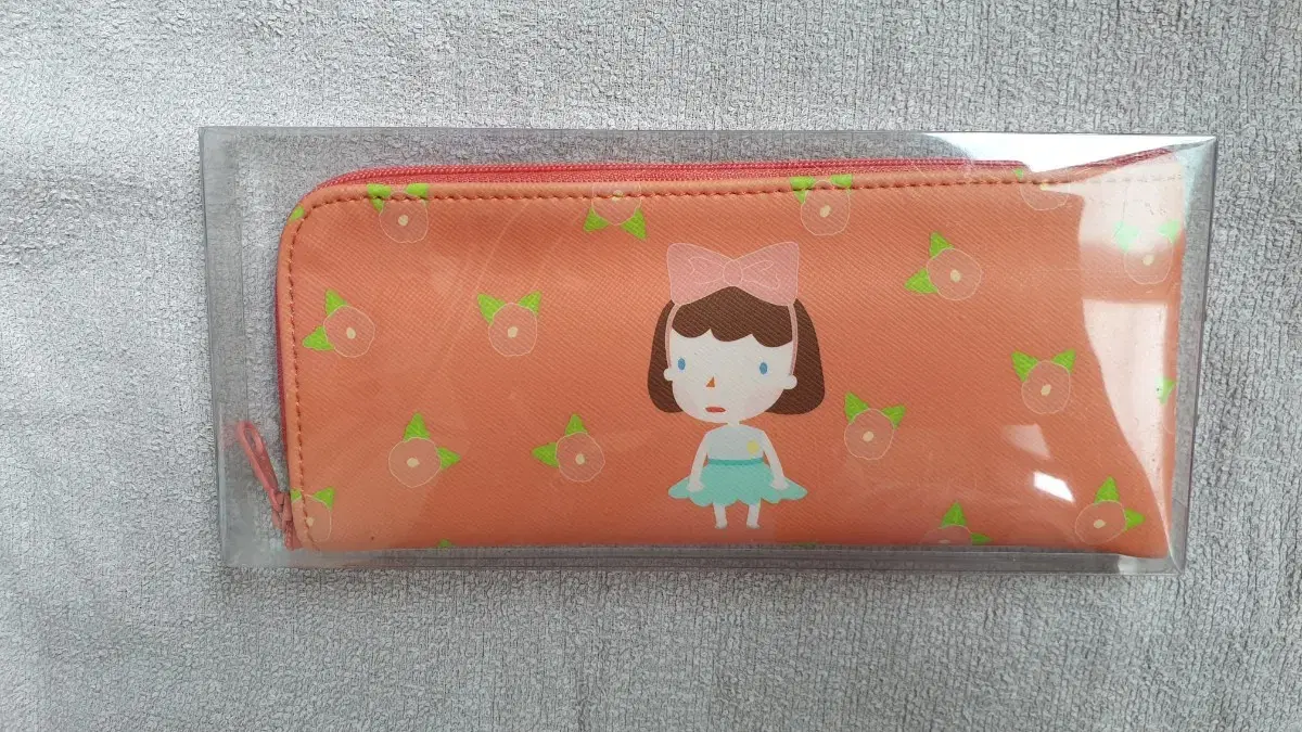 Orange pencil case