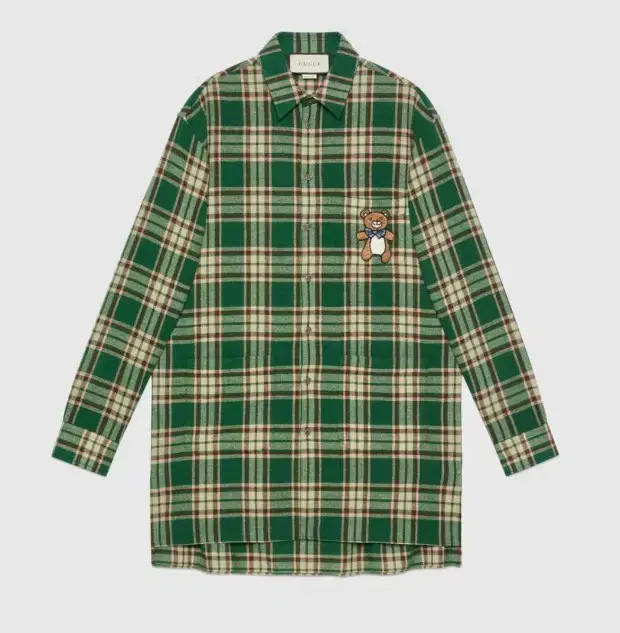 [48] Gucci X Kai Check Wool Shirt [New]