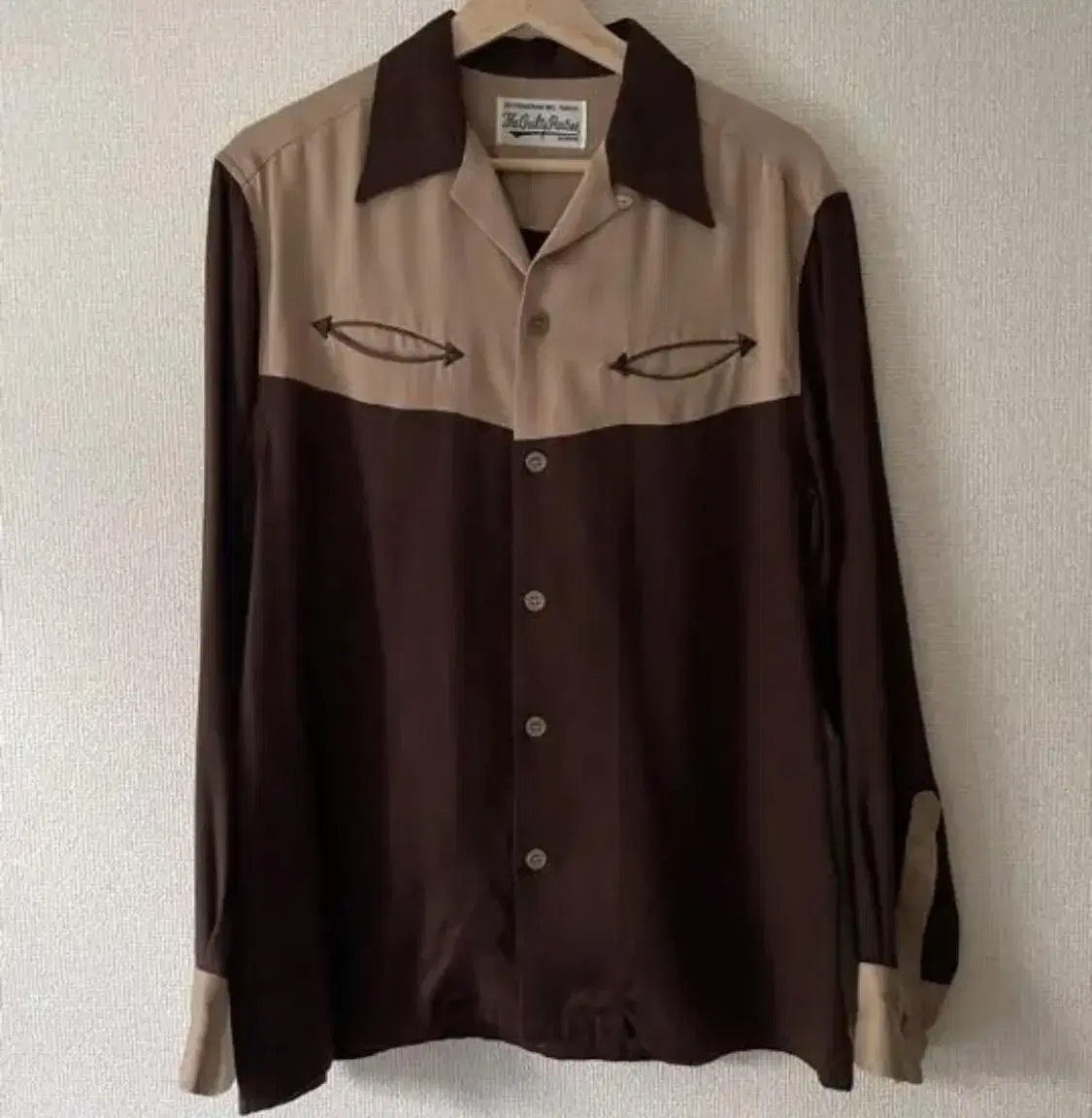 Wakomaria 18FW Western Shirt Brown