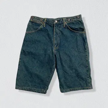 green jean shorts mens