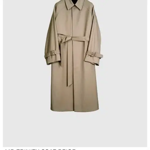 포커페이스 MR.TRINITY COAT BEIGE 40사이즈