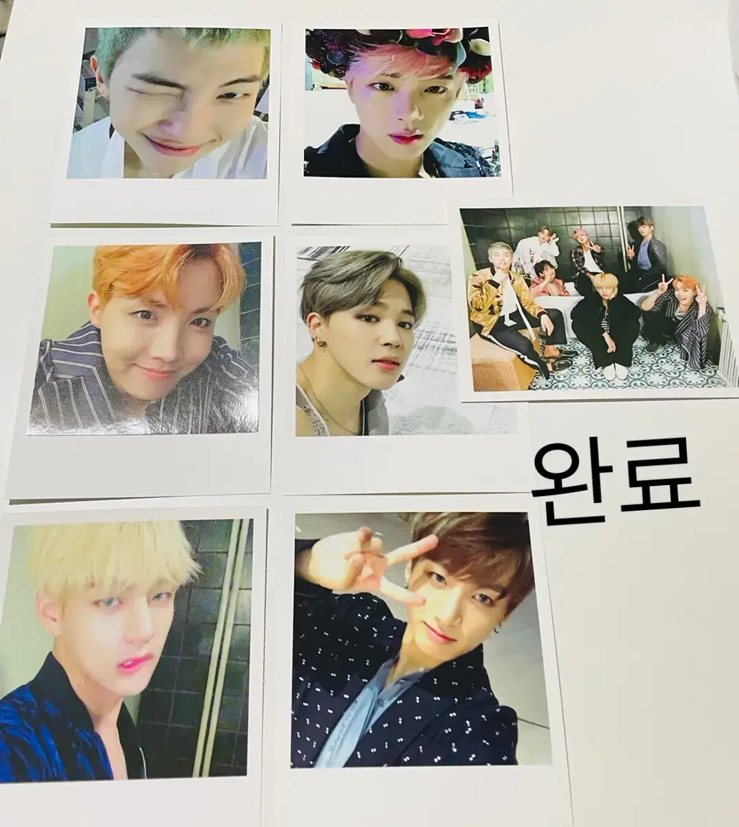 bangtan album photocard postcard jundball