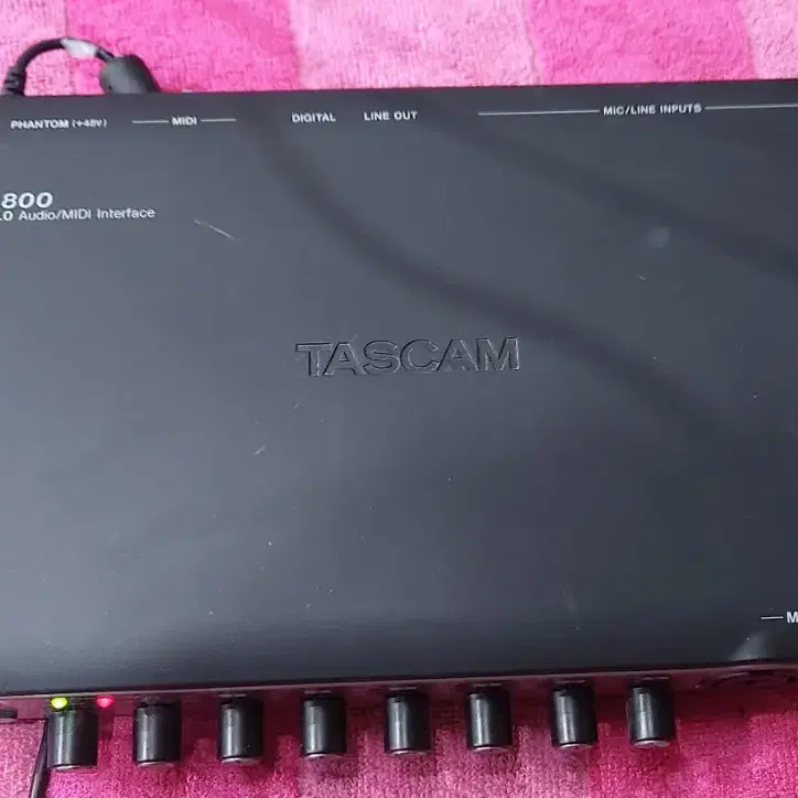 TASCAM US-800 타스캄8채널 오디오 인텁세이스