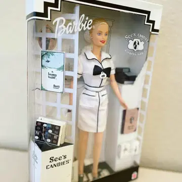 see's candy barbie doll black