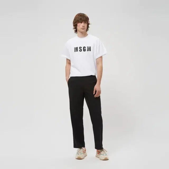 대전명품샵 MSGM 로고 반팔티 3240MM94 227298 01 화이트