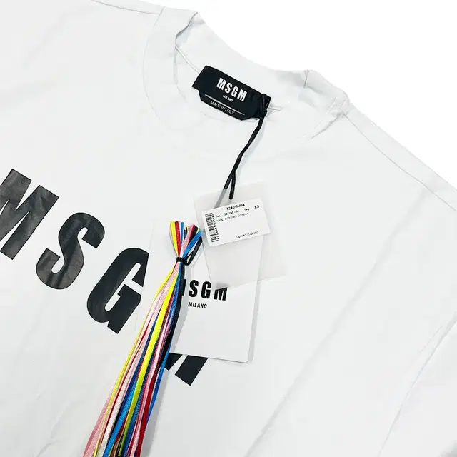 대전명품샵 MSGM 로고 반팔티 3240MM94 227298 01 화이트