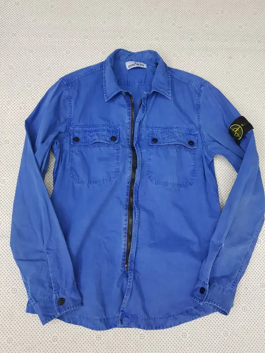 [M]Stone Island Washed Shirt Jacket