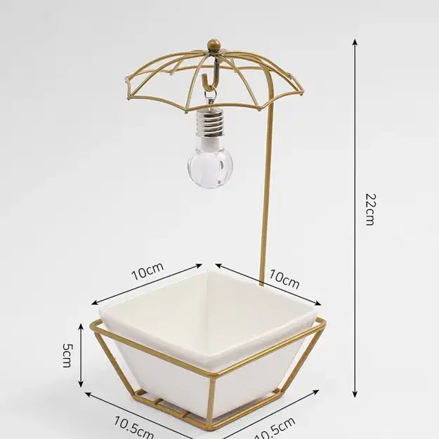 [무료배송]카페인테리어소품 우산조명다육이화분 귀여운화분 미니도자기화분