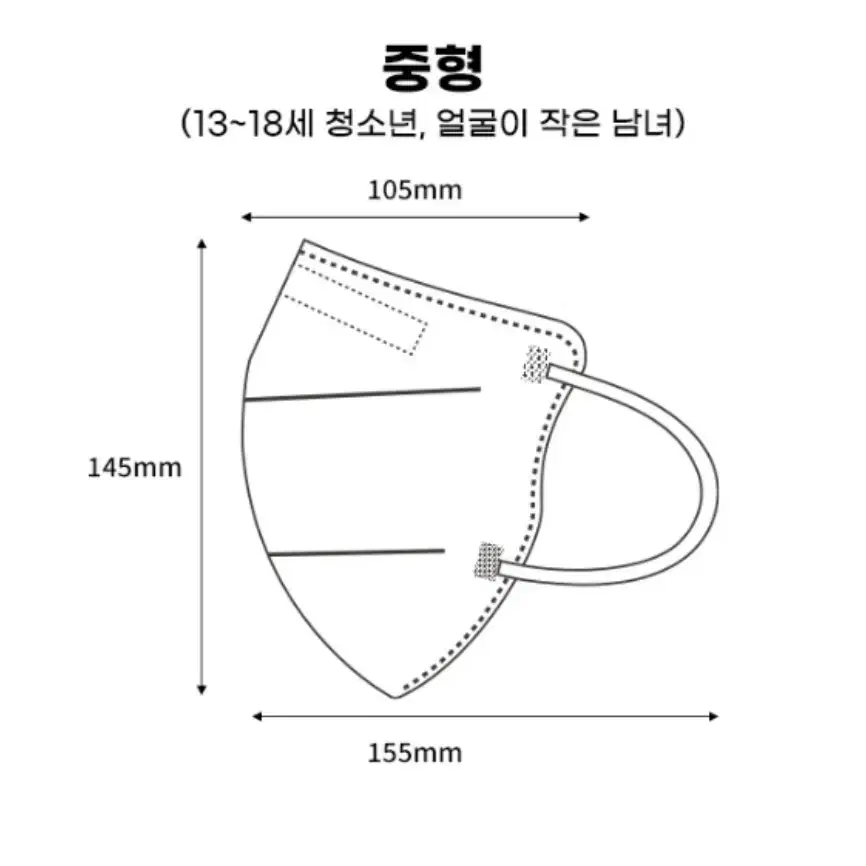 웰클린 KF94 새부리형 마스크