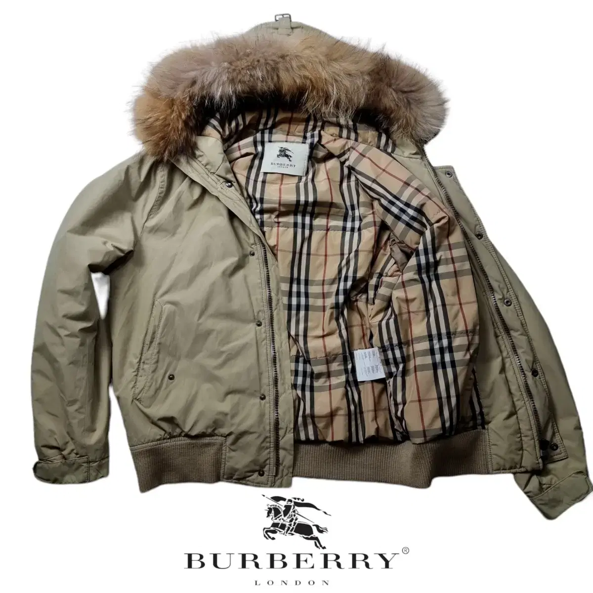 (L) 버버리패딩 버버리자켓 burberry 버버리숏패딩 버버리체크자켓