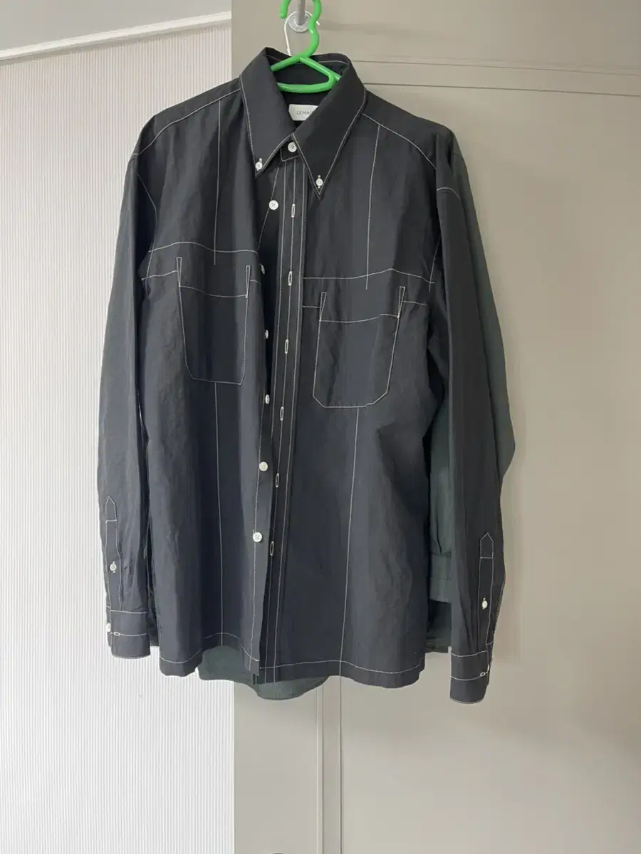 Lemaire Military Stitch Shirt Size 46