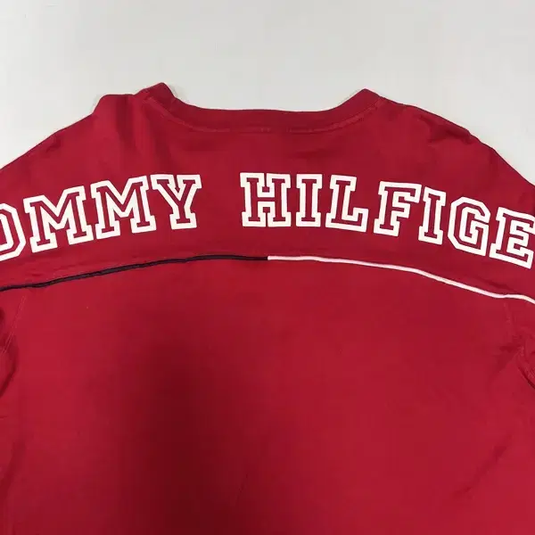 TOMMY HILFIGER 타미 힐피거 라운드 빅로고 긴팔티셔츠(L)