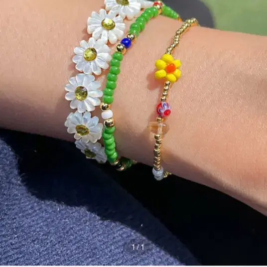 GETMELBLING  with daisy bracelet (3set)