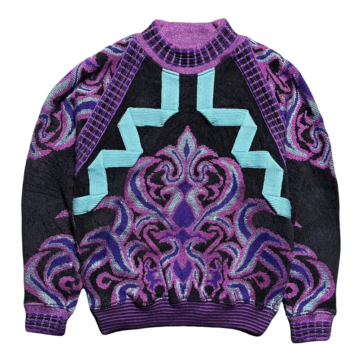 90s santa fe tribal knit