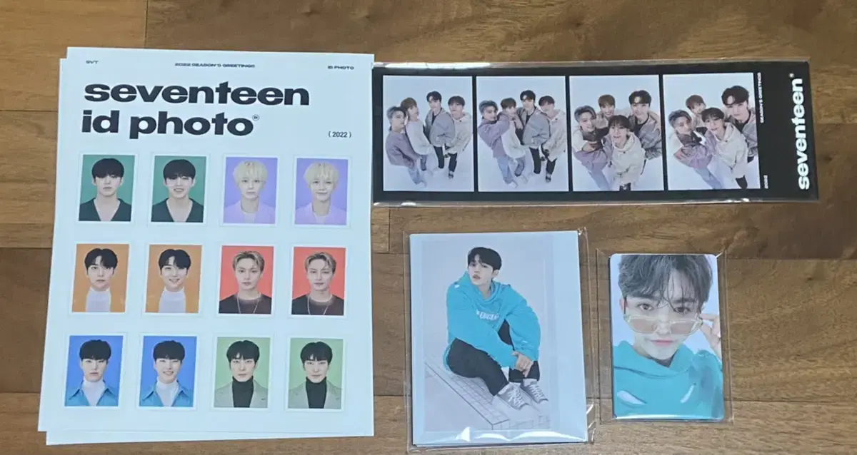 Seventeen 2022 seasons greetings photocard jeonghan joshua hoshi jun wonwoo dk Mingyu