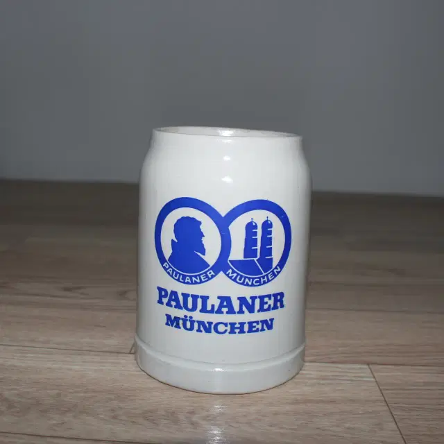 Paulaner 독일 뮌헨 도자기 생맥주 머그컵 인테리어